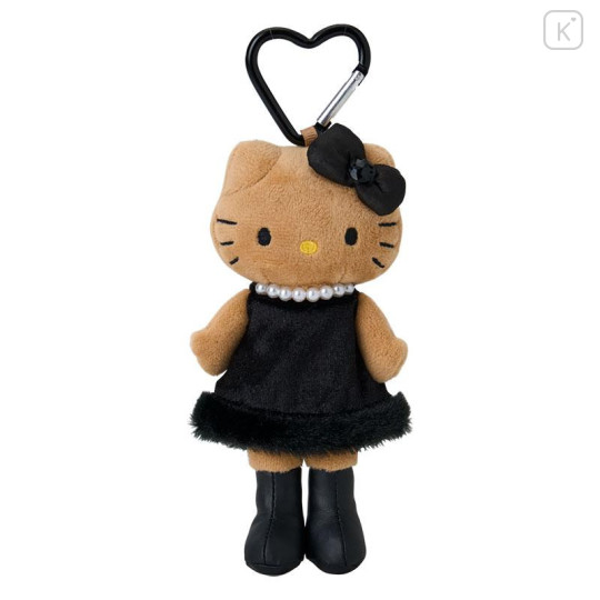 Japan Sanrio Style Up Mascot - Hello Kitty / Gogo Gal Collection Black - 1