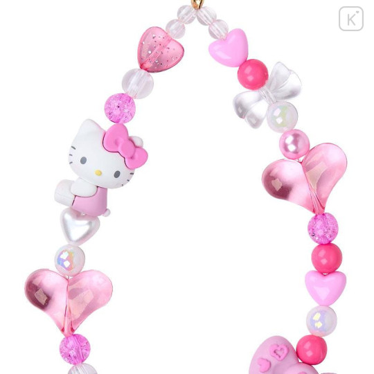 Japan Sanrio 90s Phone Strap - Hello Kitty / Gogo Gal Collection Leopard Pink - 2