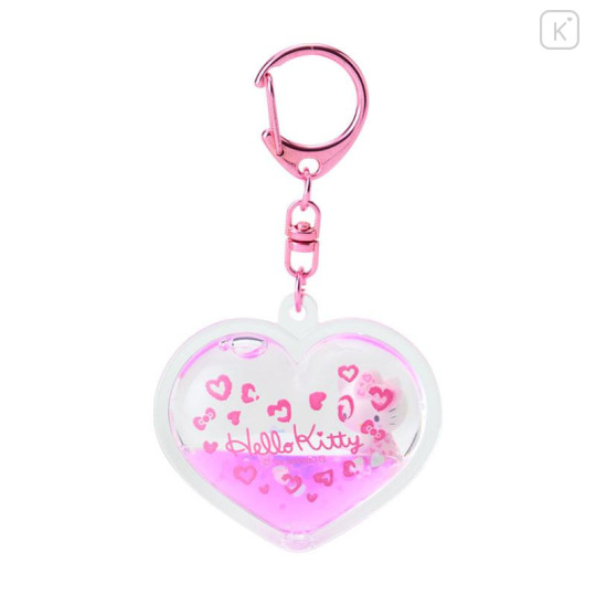 Japan Sanrio Gal Dome Keychain - Hello Kitty / Gogo Gal Collection Leopard Pink - 1