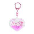 Japan Sanrio Gal Dome Keychain - Hello Kitty / Gogo Gal Collection Leopard Pink - 1