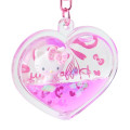 Japan Sanrio Gal Dome Keychain - Hello Kitty / Gogo Gal Collection Leopard Pink - 3