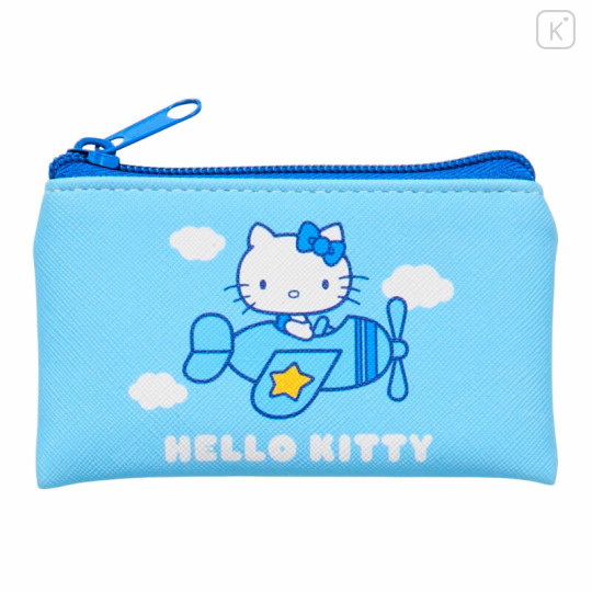 Japan Sanrio Secret Flat Mini Pouch - Hello Kitty / Sky Blue Blind Box - 2