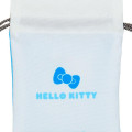 Japan Sanrio Mini Drawstring Pouch - Hello Kitty / Sky Blue Bear - 4