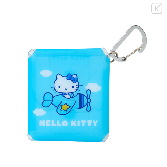 Japan Sanrio Clear Multi Case (SS) - Hello Kitty / Sky Blue Airplane - 1