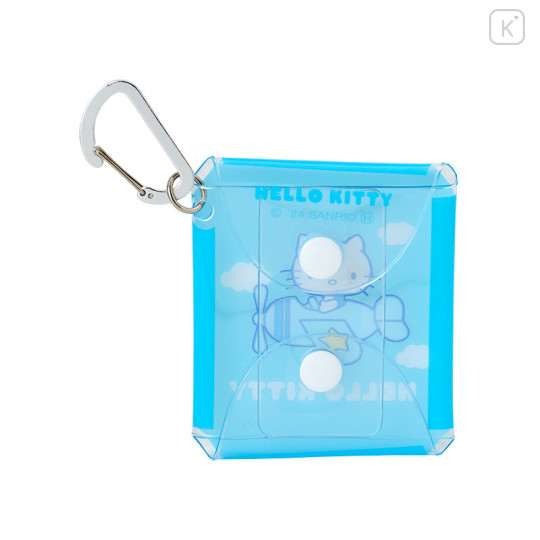 Japan Sanrio Clear Multi Case (SS) - Hello Kitty / Sky Blue Airplane - 2