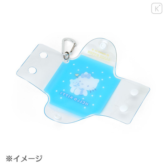 Japan Sanrio Clear Multi Case (SS) - Hello Kitty / Sky Blue Airplane - 3