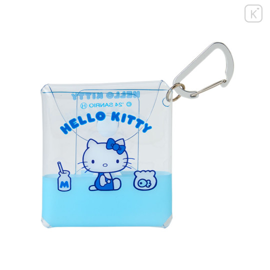 Japan Sanrio Clear Multi Case (SS) - Hello Kitty / Sky Blue Milk - 1