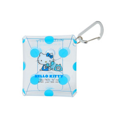 Japan Sanrio Clear Multi Case (SS) - Hello Kitty / Sky Blue Phone Dot