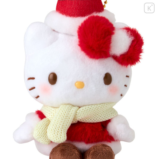 Japan Sanrio Original Mascot Holder - Hello Kitty / Christmas 2024 - 3