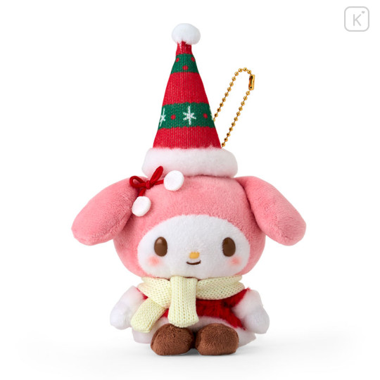 Japan Sanrio Original Mascot Holder - My Melody / Christmas 2024 - 1