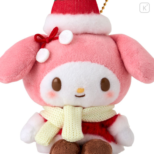 Japan Sanrio Original Mascot Holder - My Melody / Christmas 2024 - 3