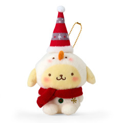 Japan Sanrio Original Mascot Holder - Pompompurin / Christmas 2024