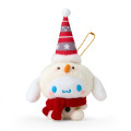 Japan Sanrio Original Mascot Holder - Cinnamoroll / Christmas 2024 - 1