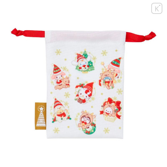 Japan Sanrio Original Drawstring Purse Set - Christmas 2024 - 4