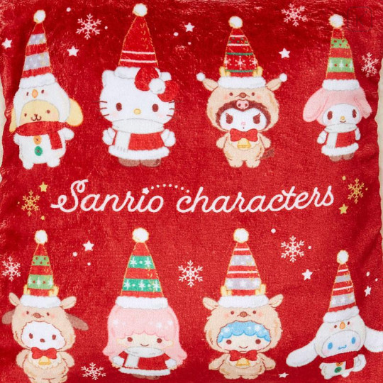 Japan Sanrio Original Cushion Blanket - Christmas 2024 - 5