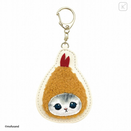 Japan Mofusand Fluffy Keychain - Shrimp Cat / Ebinyan - 1