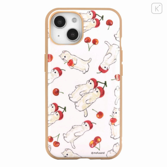 Japan Mofusand IIIIfit iPhone Case - Cat Cherry Hat / iPhone15 & iPhone14 & iPhone13 - 1