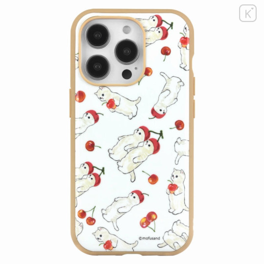 Japan Mofusand IIIIfit iPhone Case - Cat Cherry Hat / iPhone15 Pro & iPhone14 Pro & iPhone13 Pro - 1