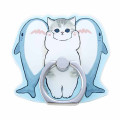 Japan Mofusand Smartphone Ring Stand - Cat / Shark Nyan Kidnap - 1