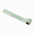 Japan Mofusand Yojo Masking Tape - Cat / Shark Nyan Mint - 2