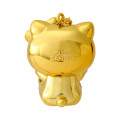 Japan Sanrio Original Golden Netsuke Charm - Hello Kitty - 3