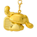 Japan Sanrio Original Golden Netsuke Charm - Cinnamoroll - 2