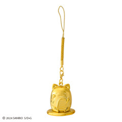 Japan Sanrio Original Golden Netsuke Charm - Gudetama