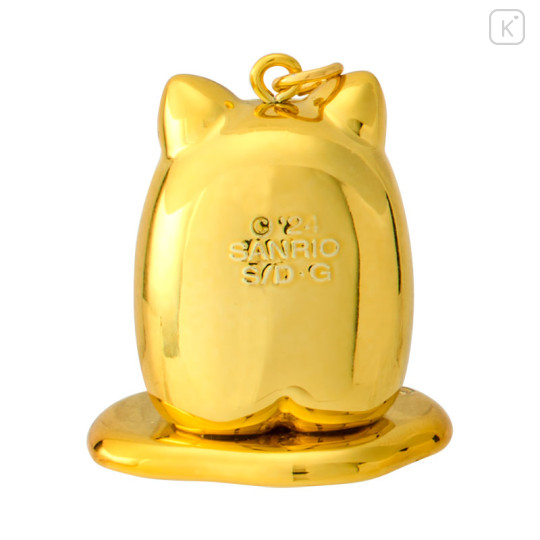 Japan Sanrio Original Golden Netsuke Charm - Gudetama - 3