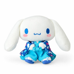 Japan Sanrio Plush Toy - Cinnamoroll / Houndstooth Kimono