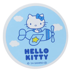 Japan Sanrio Water-absorbing Coaster - Hello Kitty / Sky Blue Fly