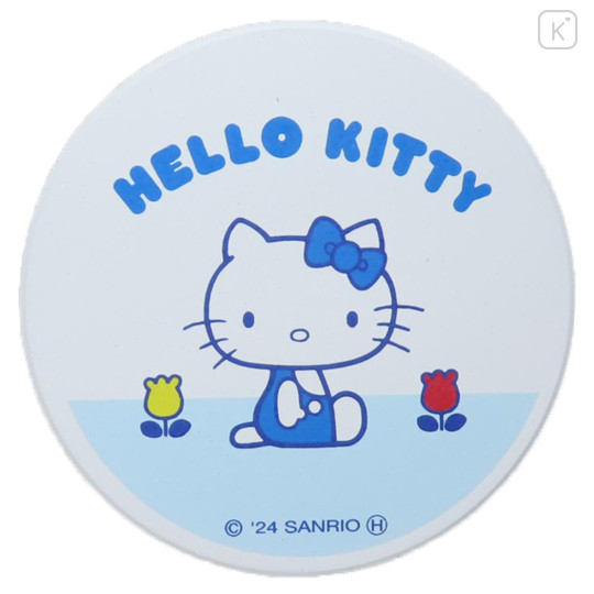 Japan Sanrio Water-absorbing Coaster - Hello Kitty / Sky Blue - 1