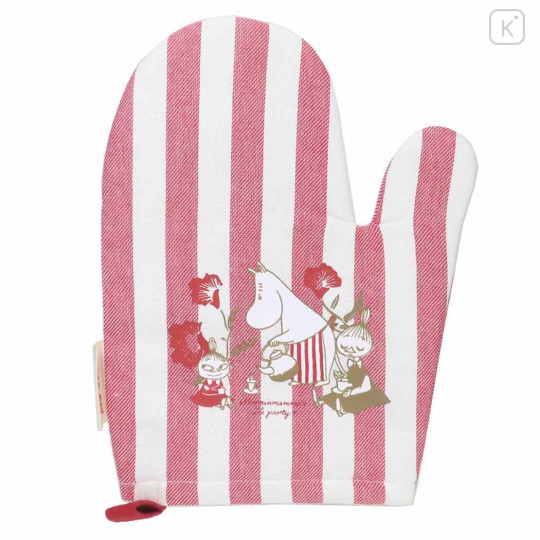 Japan Moomin Pot Holders - Little My / Stripe Red Mama's Tea Party - 1