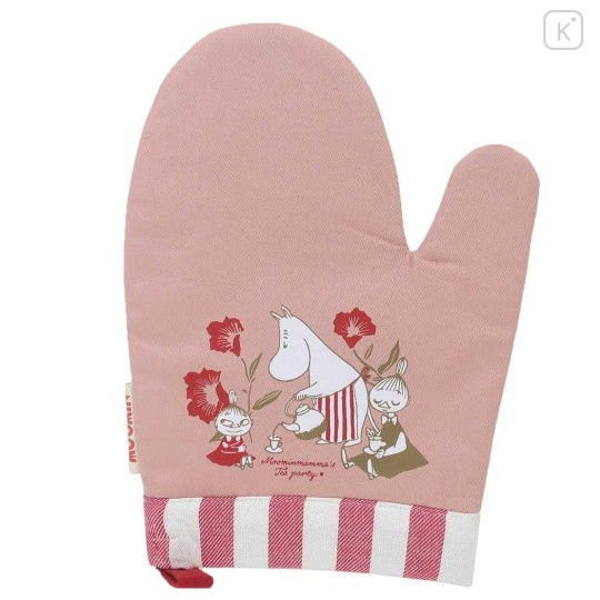 Japan Moomin Pot Holders - Little My / Pink Mama's Tea Party - 1