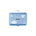 Japan Sanrio Can Piggy Bank with Lock Case - Cinnamoroll / Starry Sky Night - 2