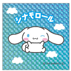 Japan Sanrio Big Sticker - Cinnamoroll / Retro Holographic