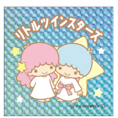 Japan Sanrio Big Sticker - Little Twin Stars / Retro Holographic