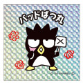 Japan Sanrio Big Sticker - Badtz-maru / Retro Holographic - 1