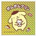 Japan Sanrio Big Sticker - Pompompurin / Retro Holographic - 1