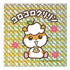 Japan Sanrio Big Sticker - Corocorokuririn / Retro Holographic