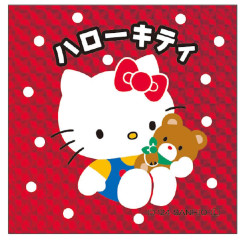 Japan Sanrio Big Sticker - Hello Kitty / Retro Holographic Bear