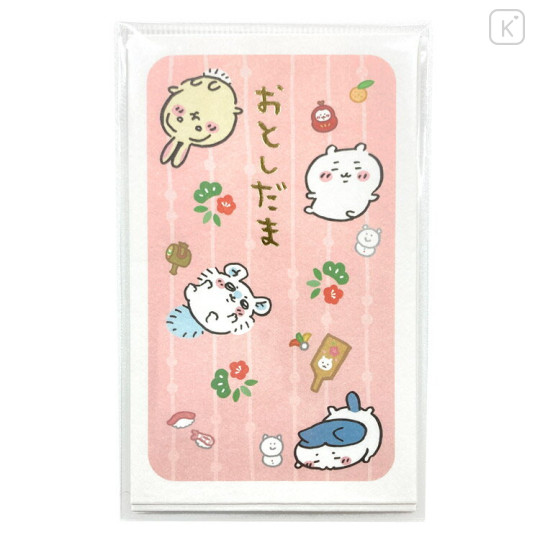 Japan Chiikawa New Year Money Envelope Pochi Bag - Characters / Pink - 1