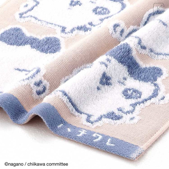 Japan Chiikawa Towel Handkerchief - Hachiware / Happy Dance - 2