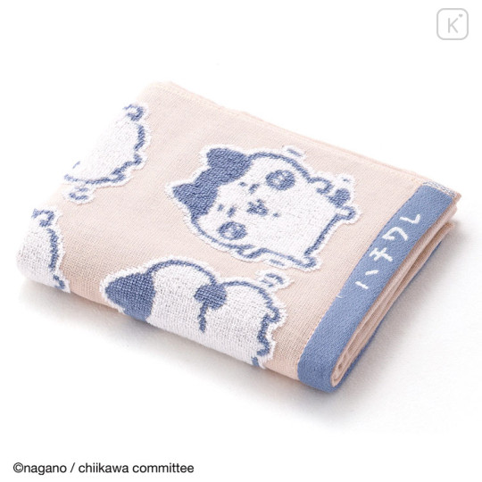 Japan Chiikawa Face Towel - Hachiware / Happy Dance - 1