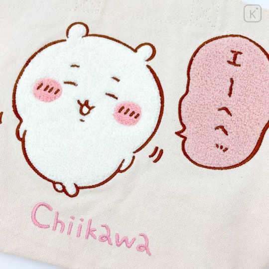 Japan Chiikawa Sagara Embroidery Mini Tote Bag - Chiikawa - 4