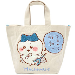 Japan Chiikawa Sagara Embroidery Mini Tote Bag - Hachiware