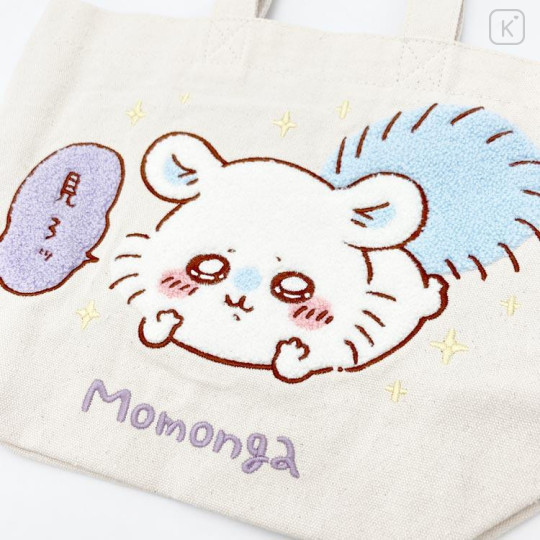 Japan Chiikawa Sagara Embroidery Mini Tote Bag - Momonga - 4