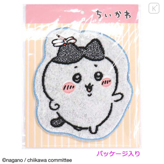 Japan Chiikawa Die Cut Towel Handkerchief - Hachiware - 2