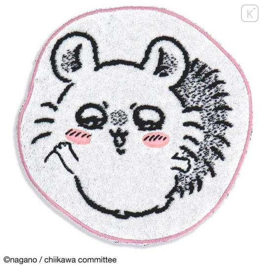 Japan Chiikawa Die Cut Towel Handkerchief - Momonga - 1