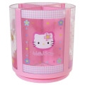 Japan Sanrio Rotating Pen Stand - Hello Kitty / Y2k Houndstooth Pink - 1