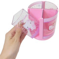 Japan Sanrio Rotating Pen Stand - Hello Kitty / Y2k Houndstooth Pink - 3